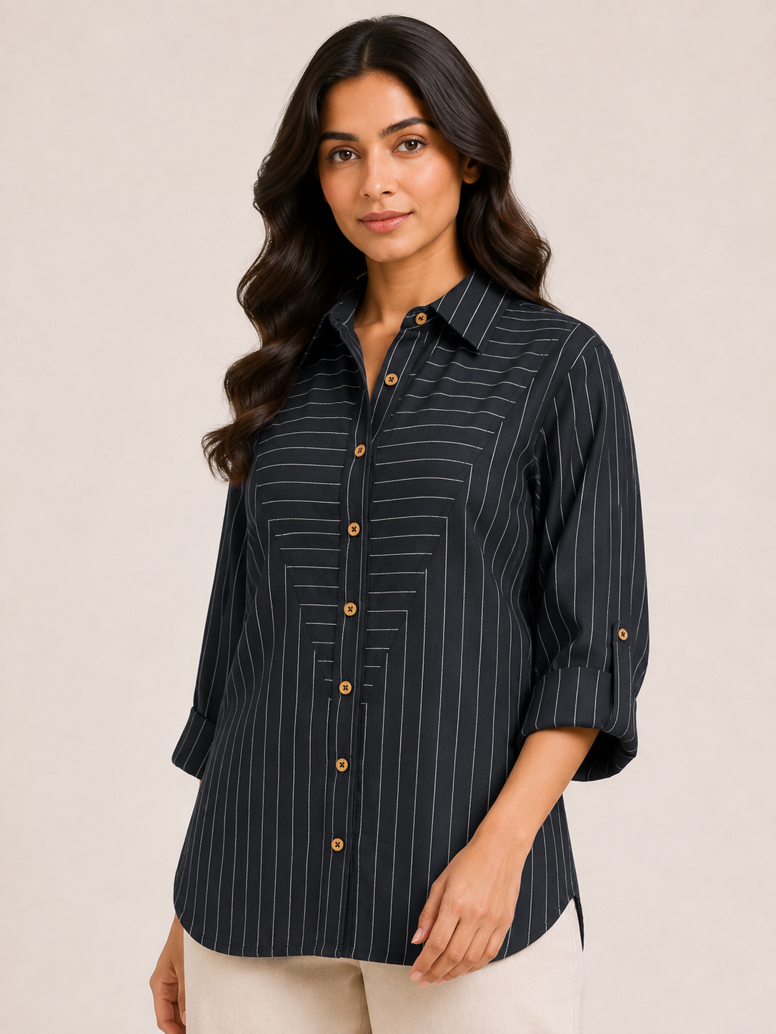 Clarity Shirt - Midnight Noir