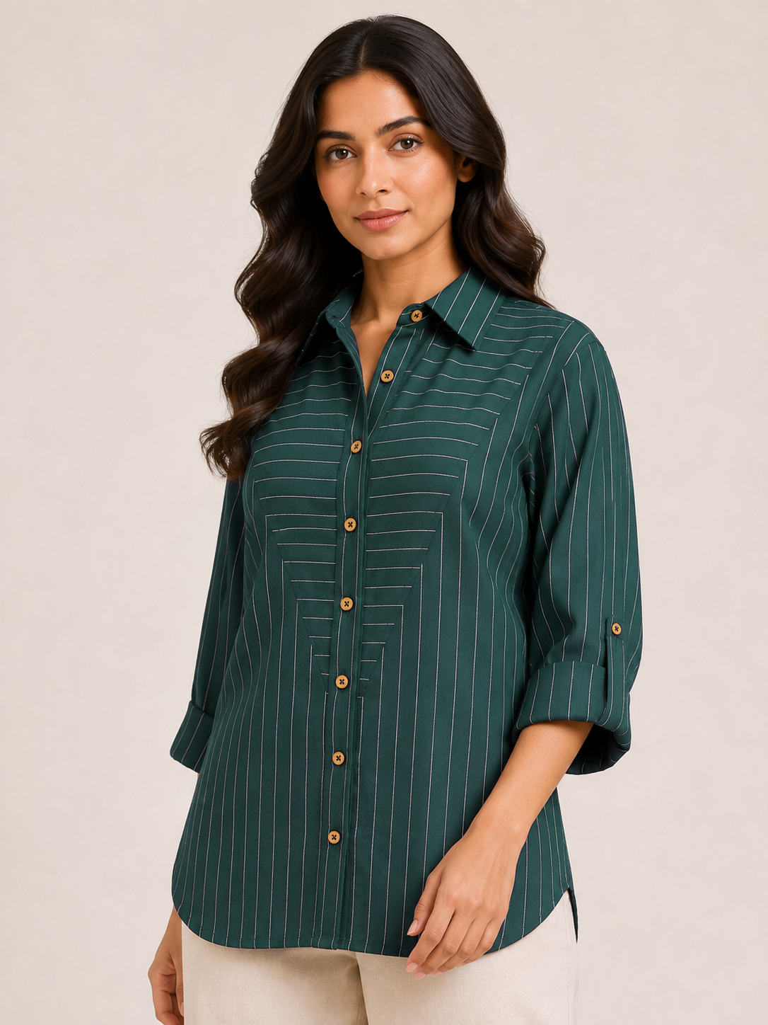Clarity Shirt- Evergreen Mist