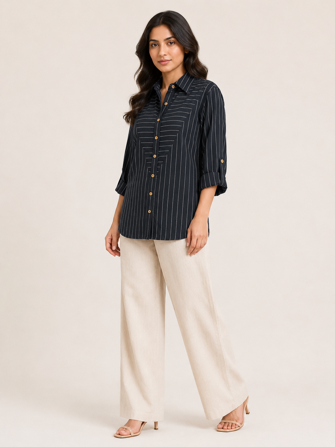 Clarity Shirt - Midnight Noir