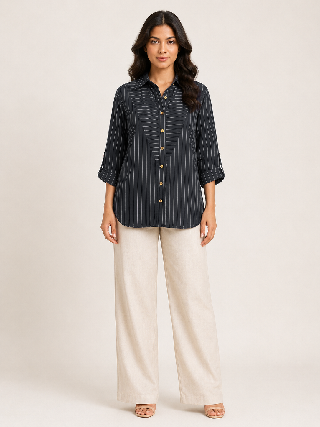 Clarity Shirt - Midnight Noir