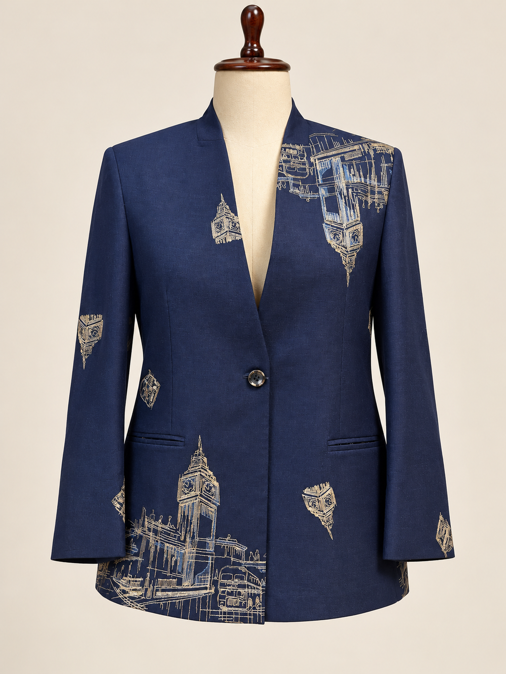 Ascent Blazer - Midnight Navy