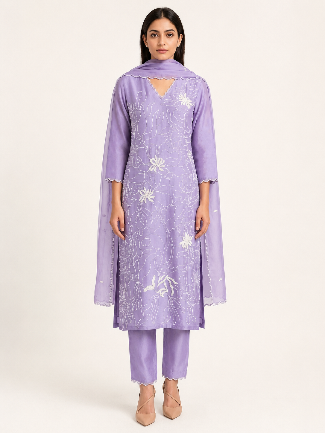 Legacy Pearl Knot Suit Set - Lavender Mist