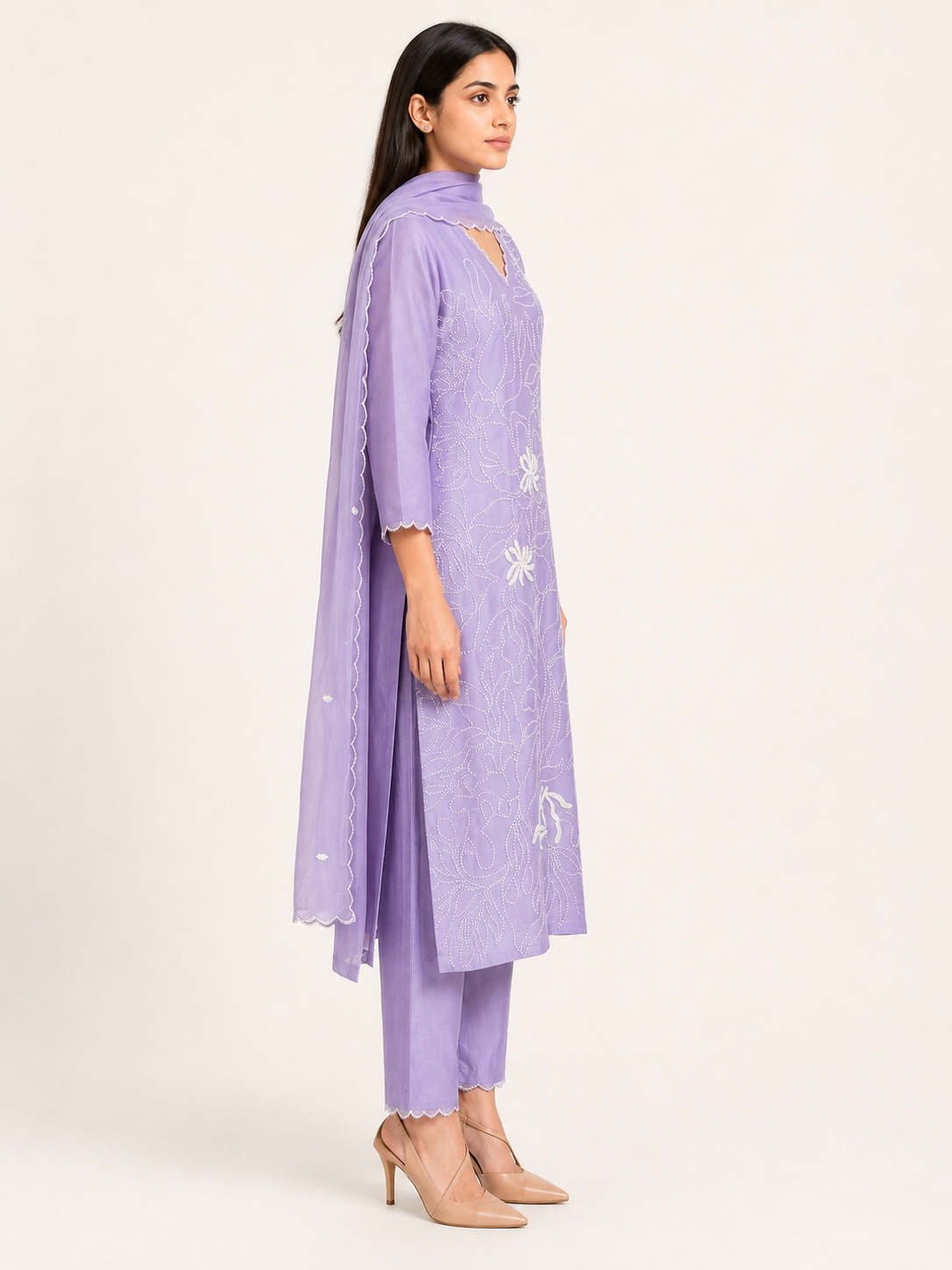 Legacy Pearl Knot Suit Set - Lavender Mist