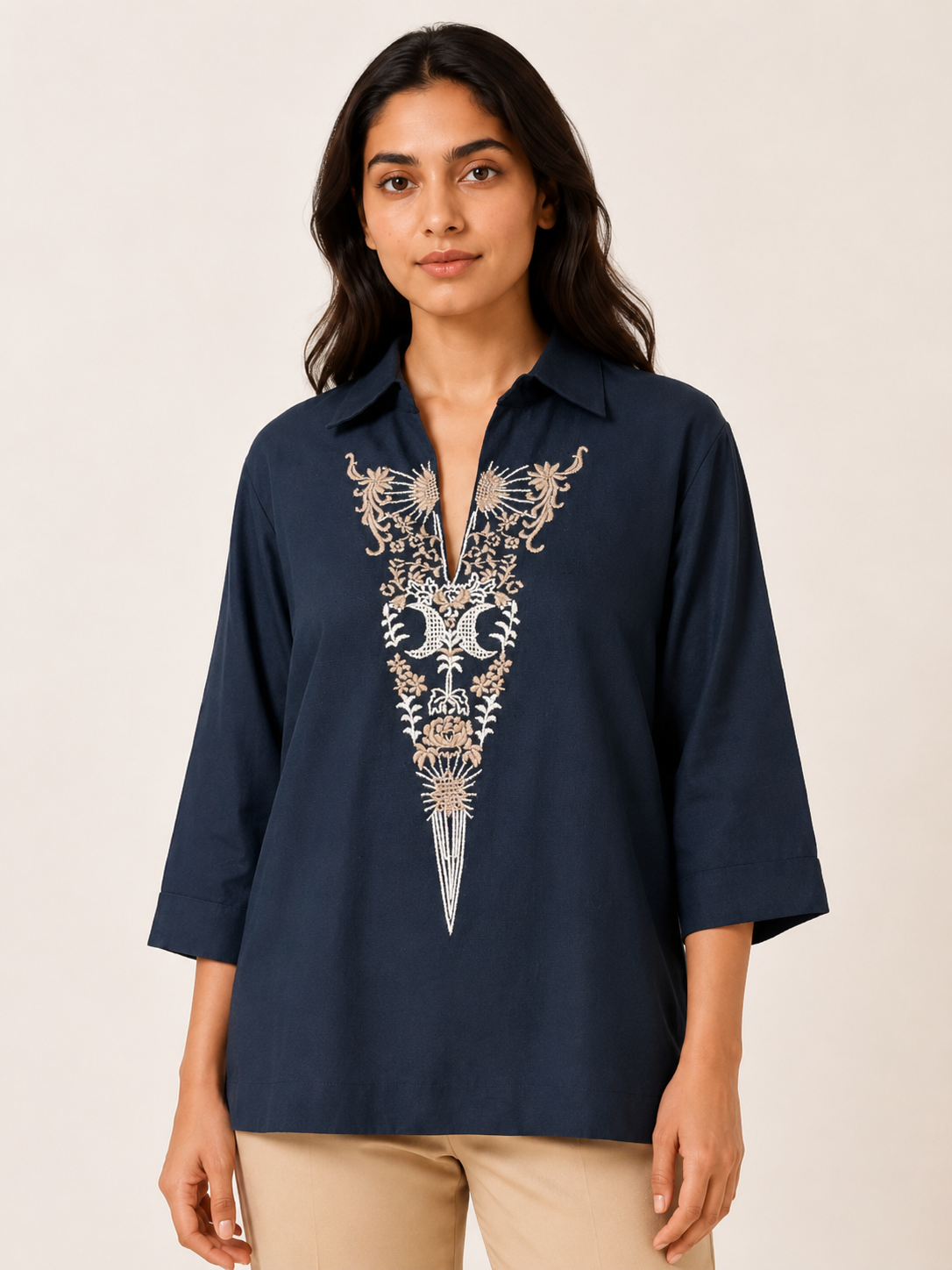 Aura Top - Midnight Noir