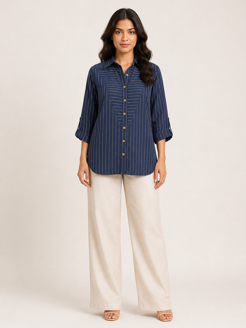 Clarity Shirt - Moonlit Navy