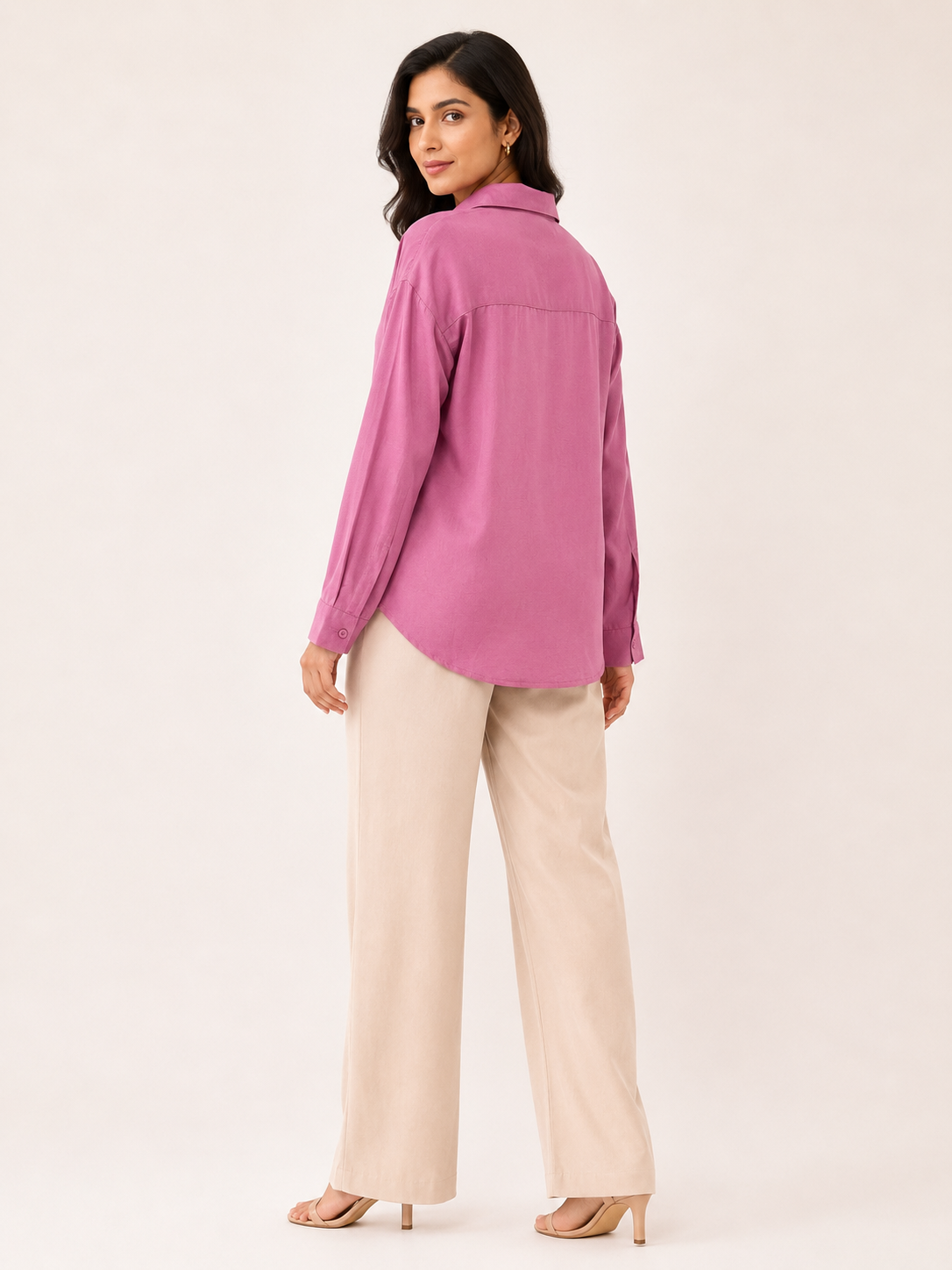 Serene Shirt - Rosewood Bloom