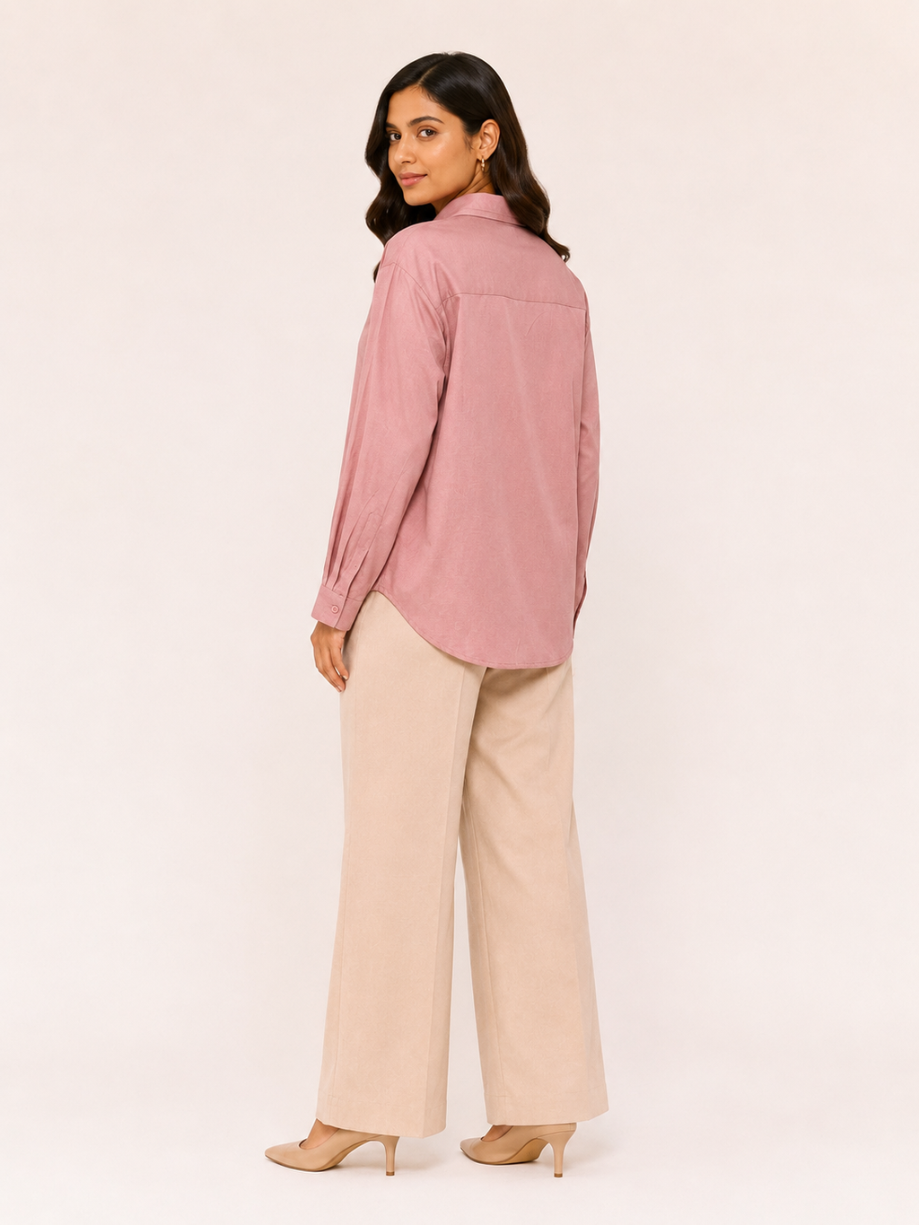 Serene Shirt - Blush Whisper