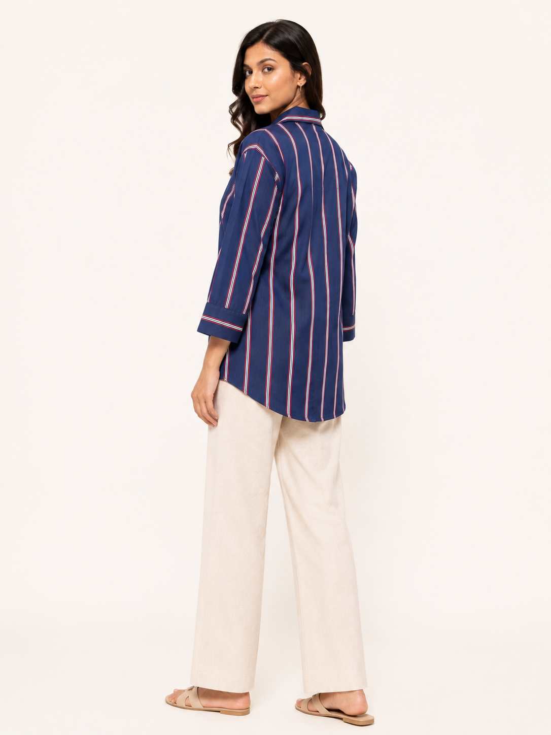 Serene Shirt- Sapphire Blue