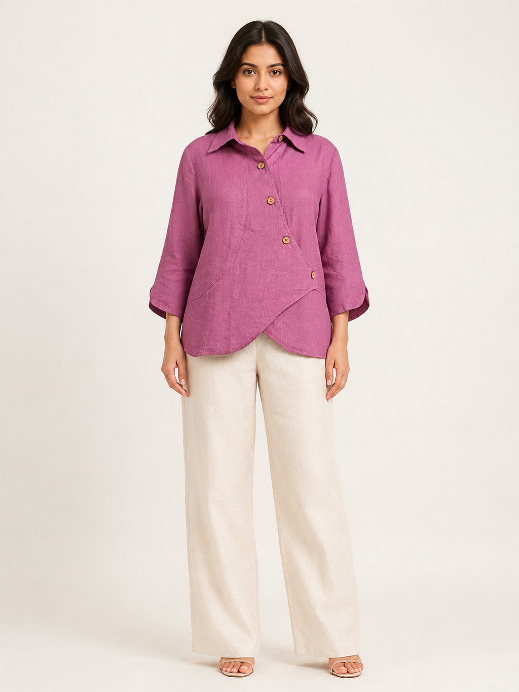 Grace Shirt - Blush Rose