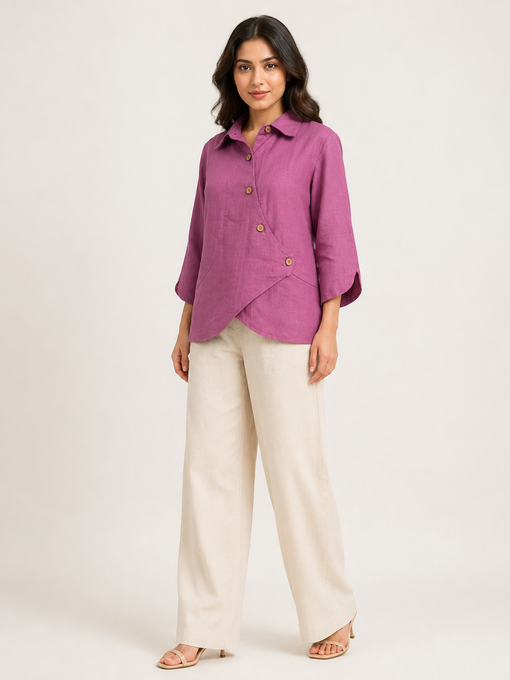 Grace Shirt - Blush Rose