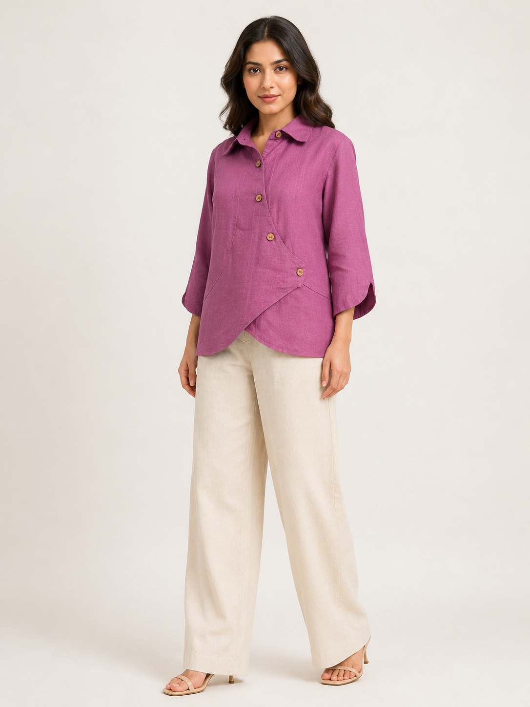 Grace Shirt - Blush Rose