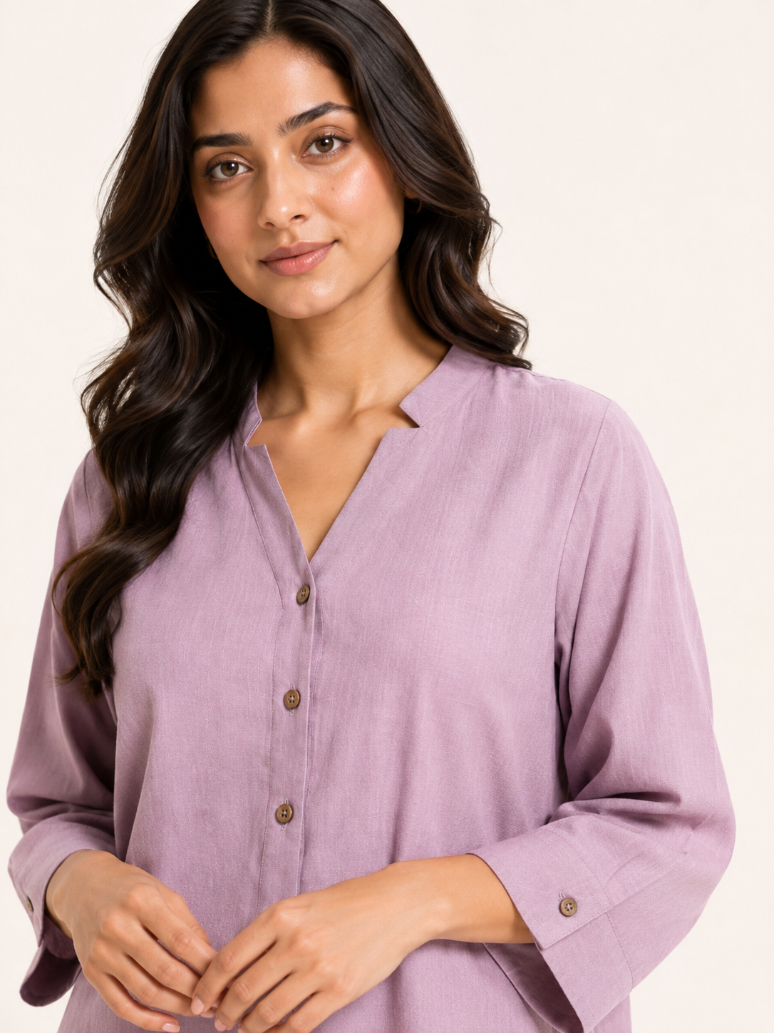Ease Shirt-Lavender Haze