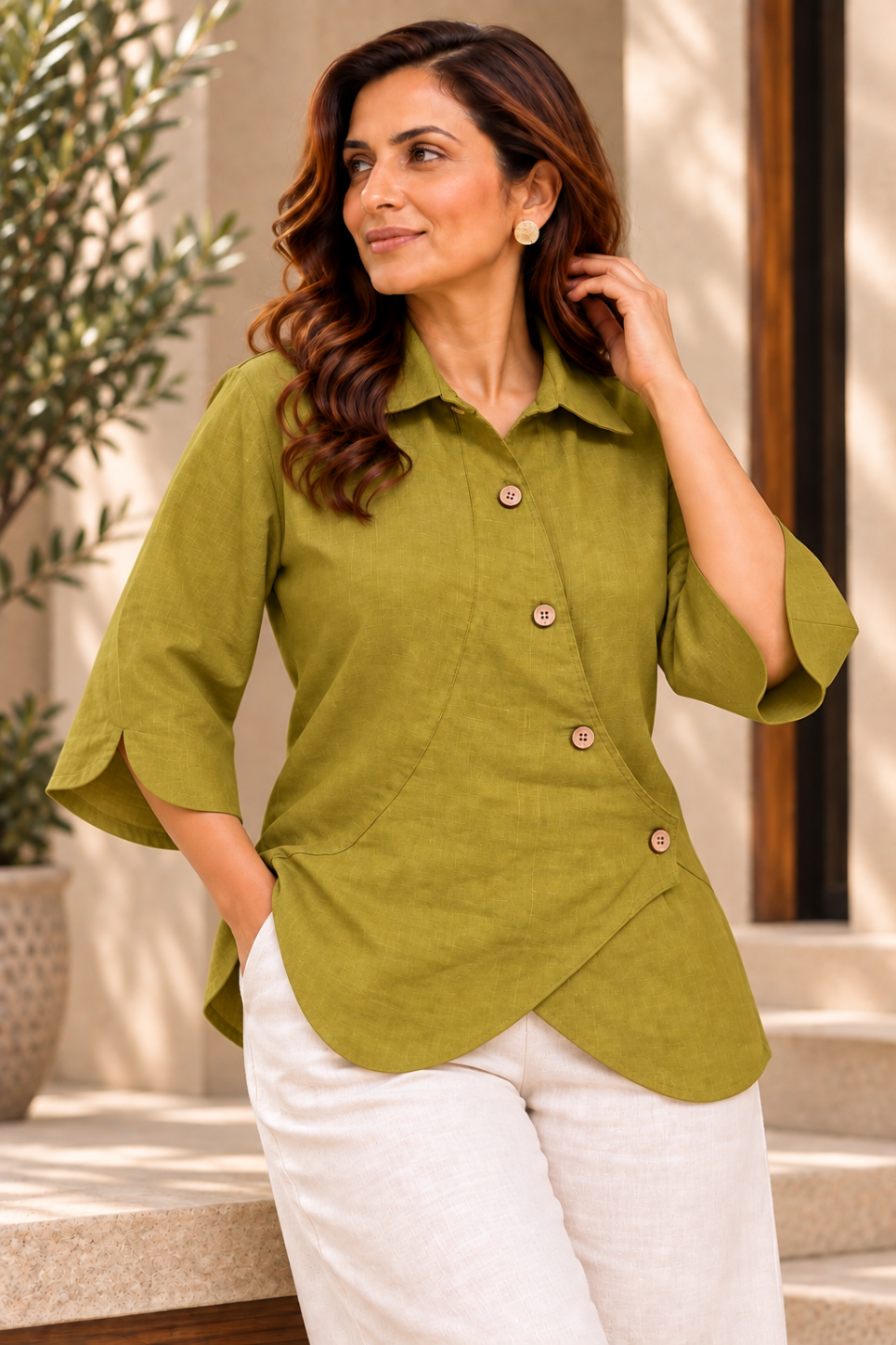 Grace Shirt - Golden Meadow