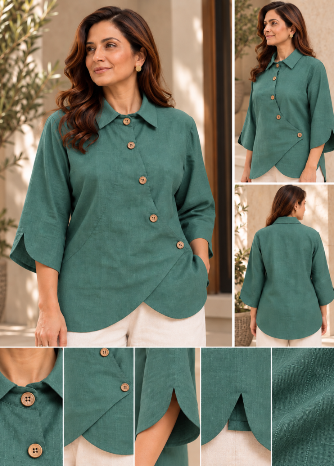Grace Shirt - Jade Meadow