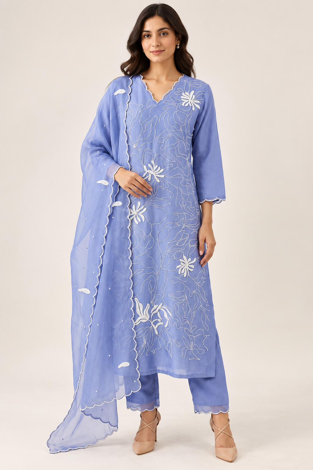 Legacy Pearl Knot Suit Set - Lavender Mist