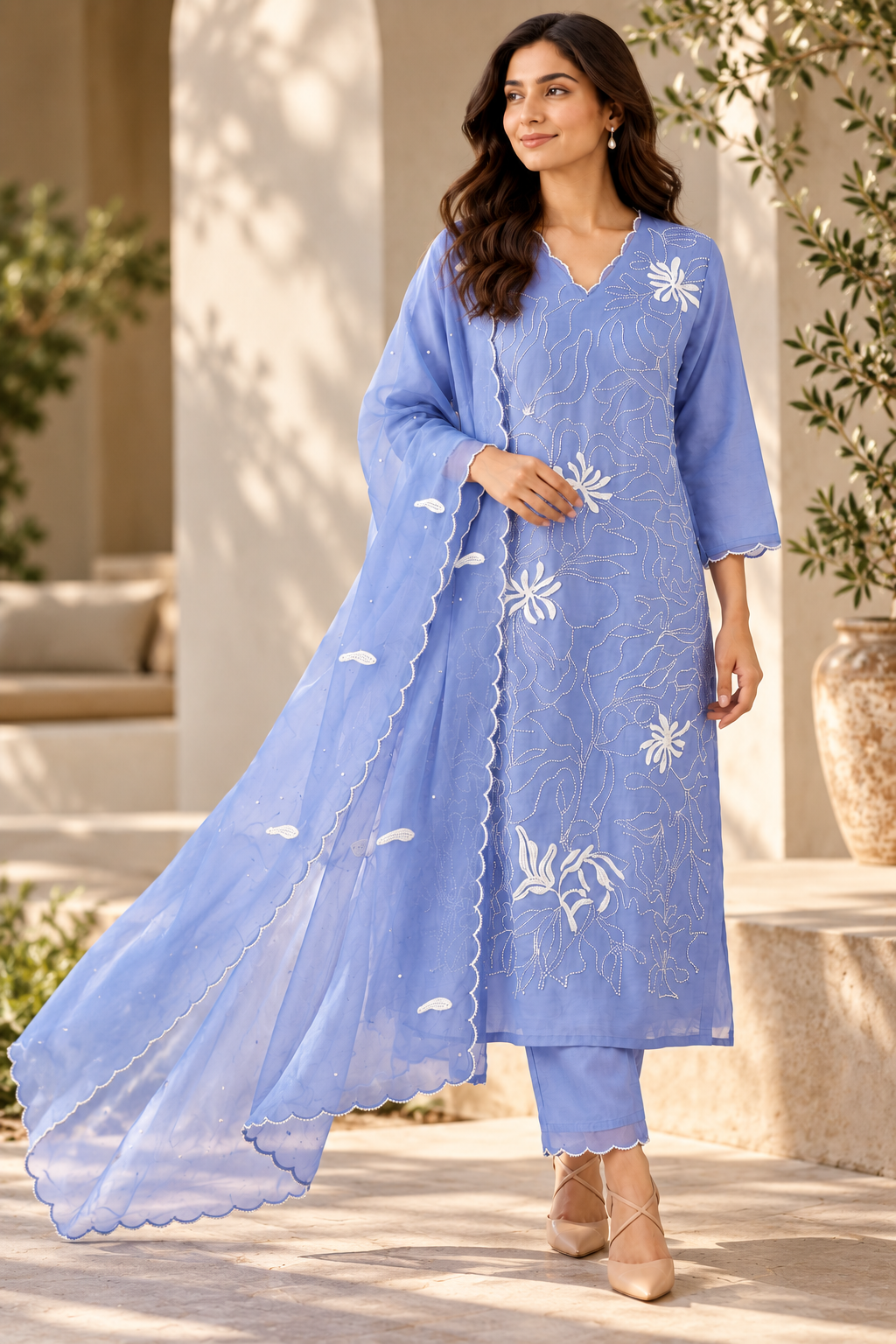 Legacy Pearl Knot Suit Set - Lavender Mist