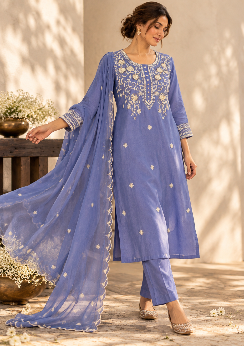 Legacy Lumina Beads Suit Set - Twilight Blue