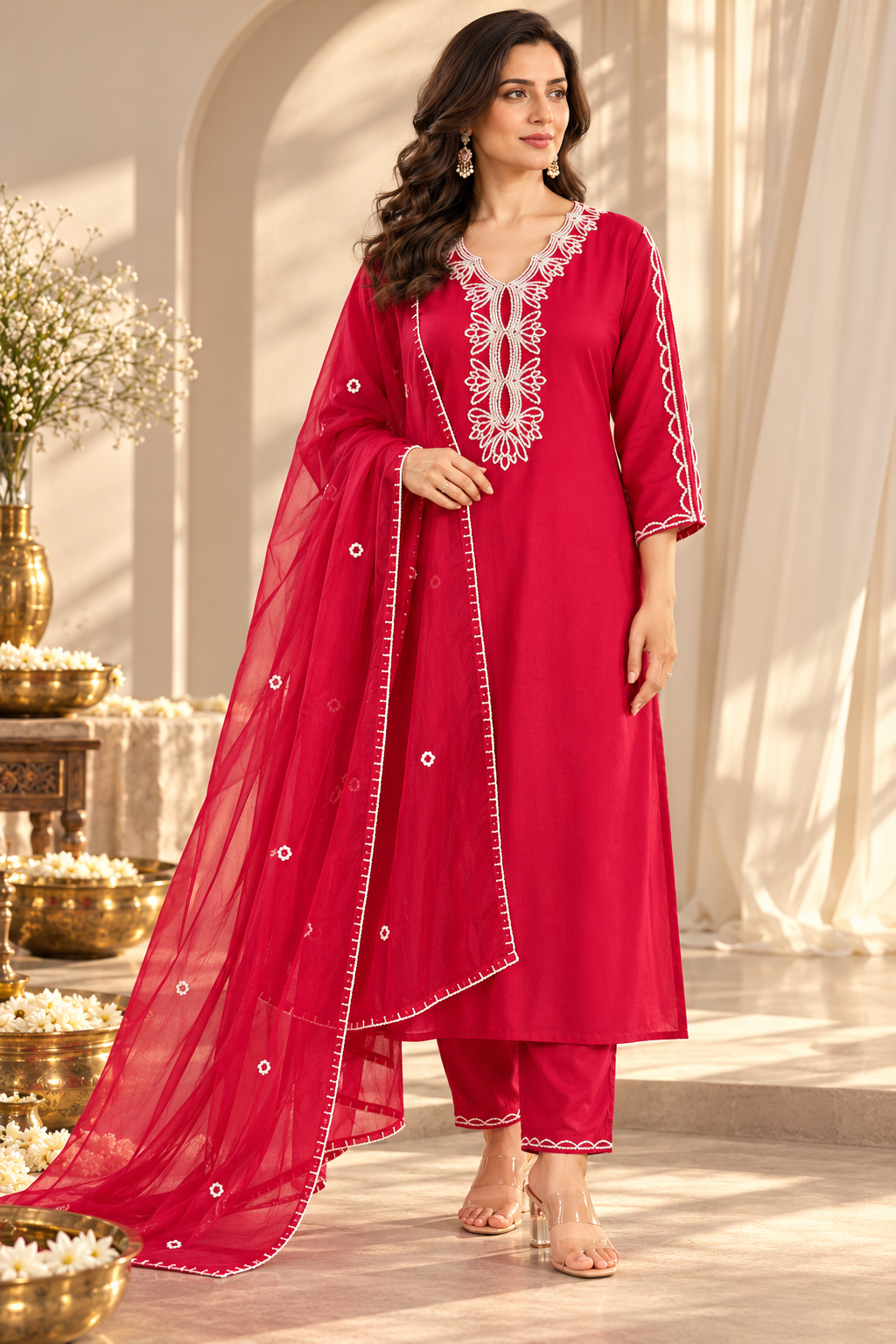 Legacy French Knot Suit Set - Gulnaar