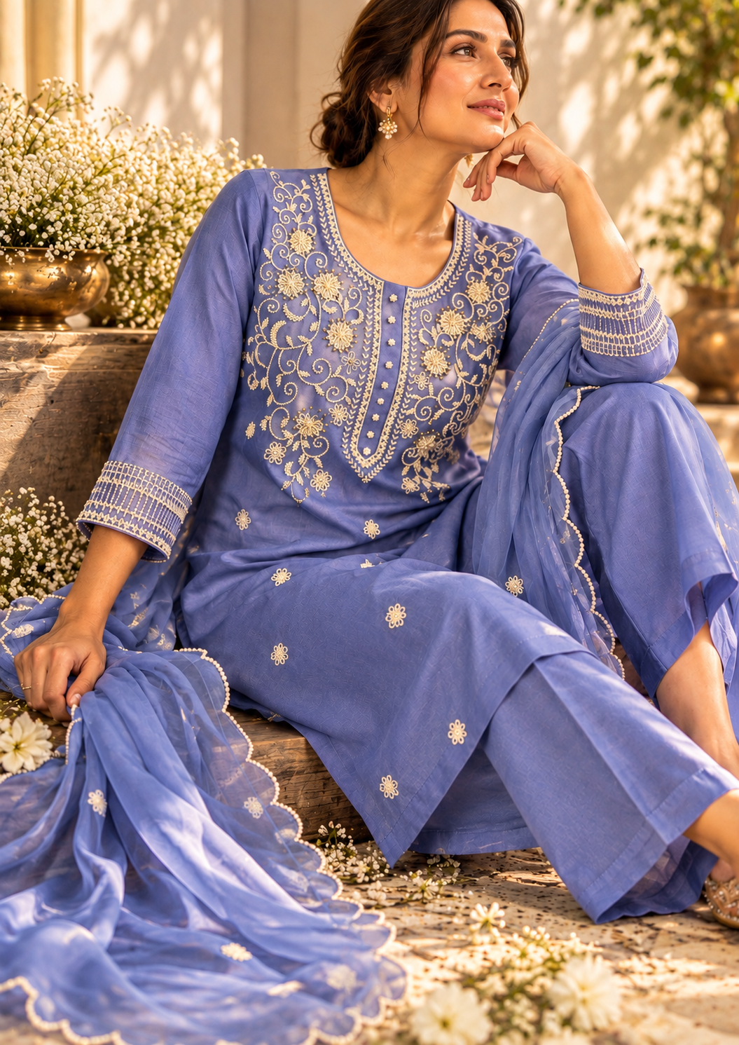 Legacy Lumina Beads Suit Set - Twilight Blue