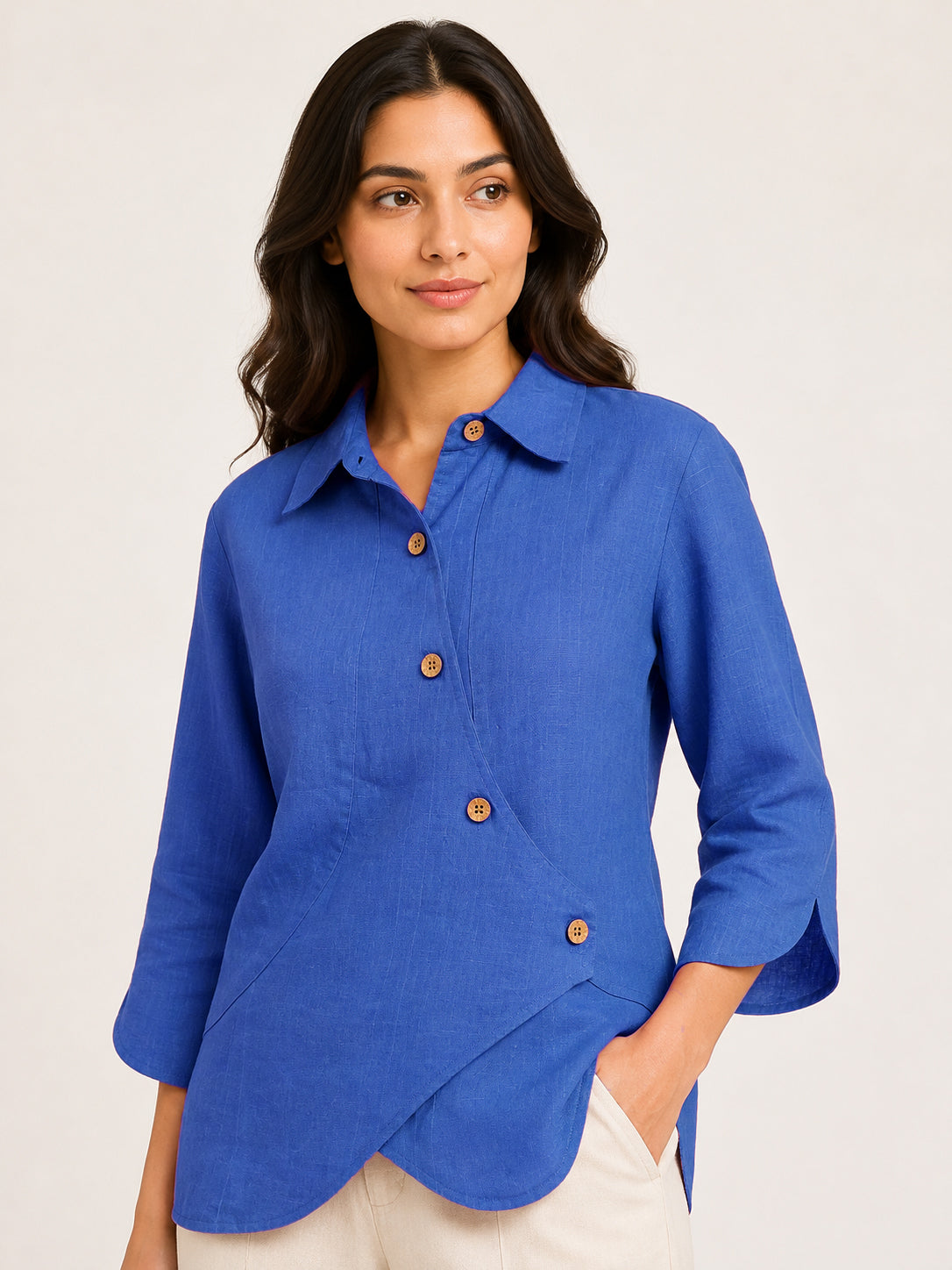 Grace Shirt - Blue Horizon