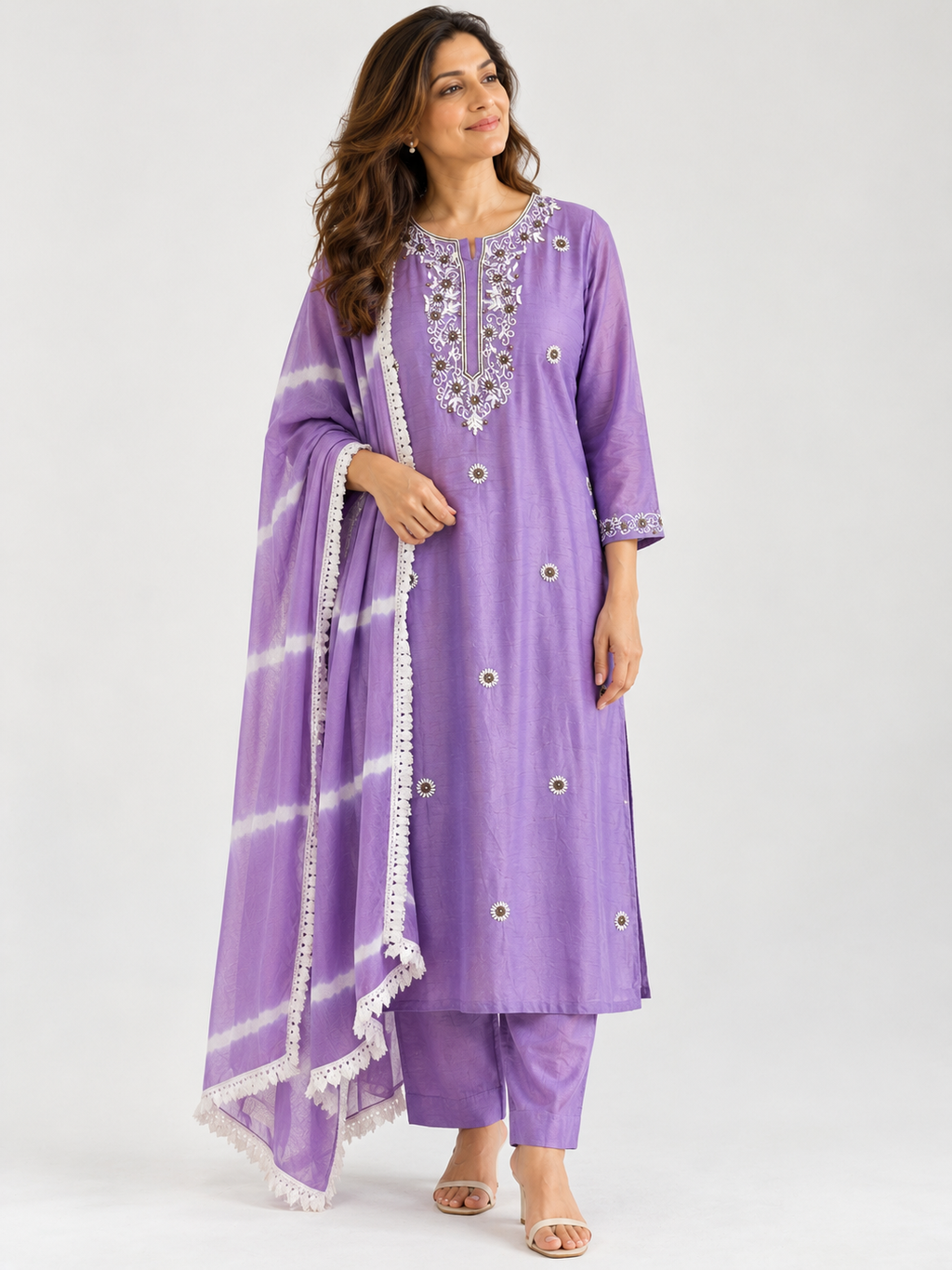 Legacy Pearl Flora Suit Set - Royal Lilac