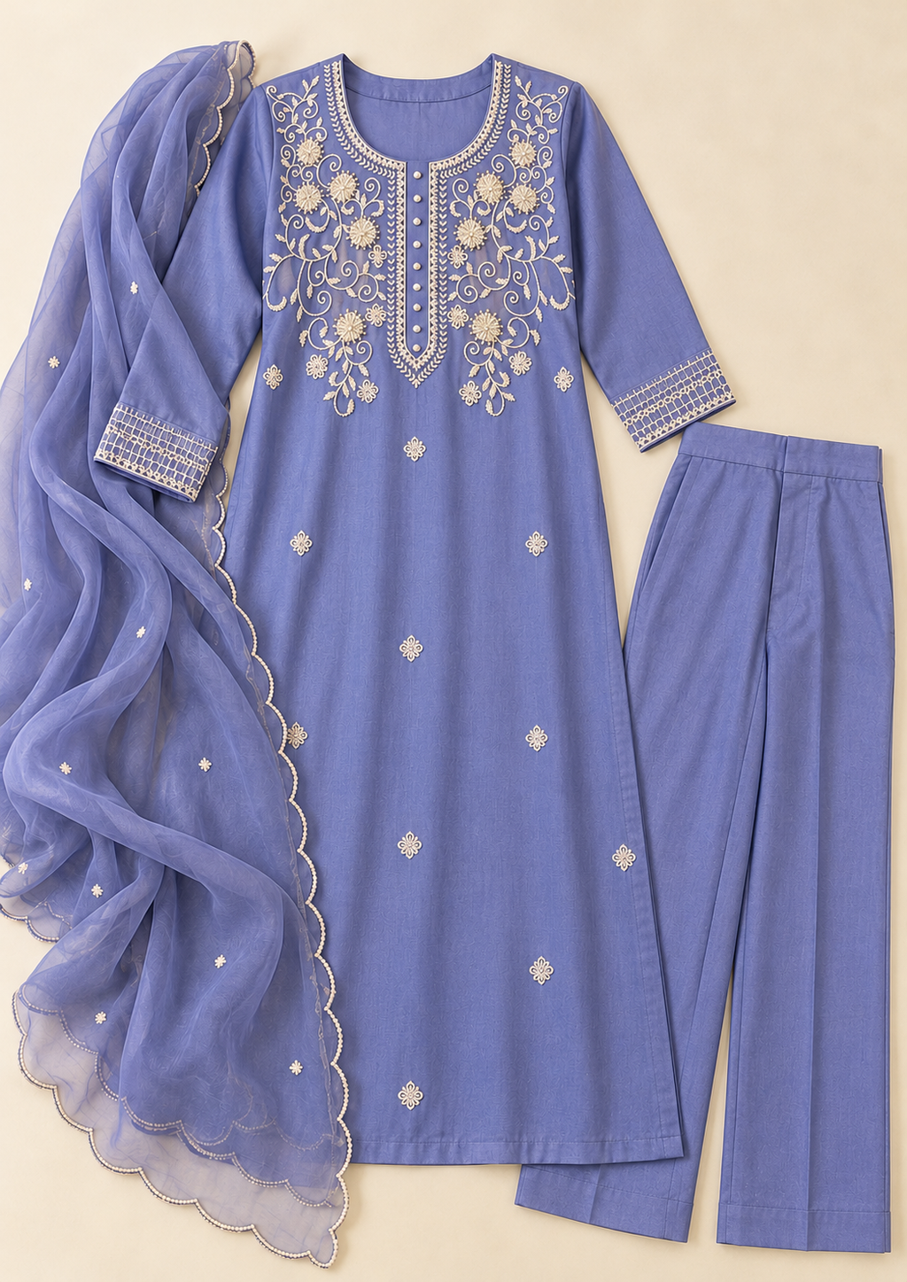 Legacy Lumina Beads Suit Set - Twilight Blue