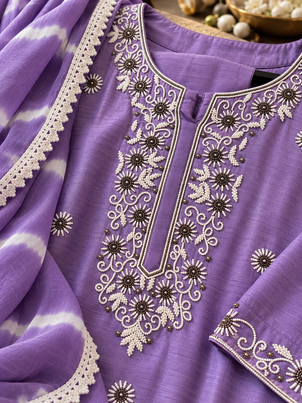 Legacy Pearl Flora Suit Set - Royal Lilac