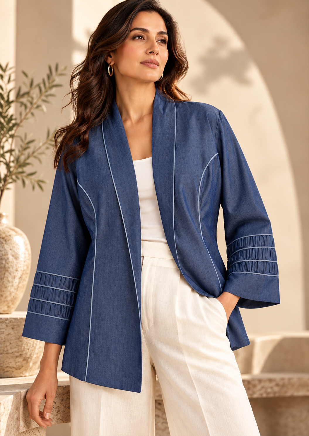 Versa - Denim Blue Blazer