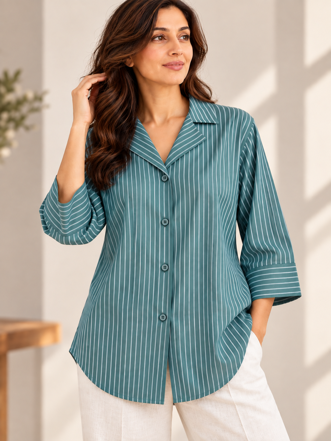 Serene Shirt - Ocean Mist