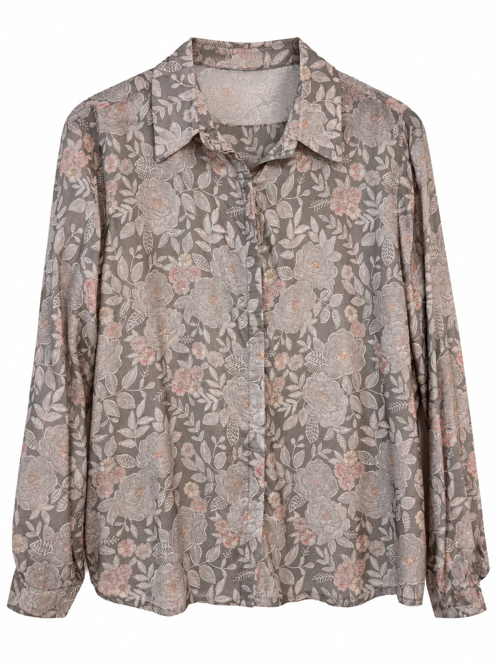 Unfurl Shirt - Misty Taupe by RuhRaaga House - product only