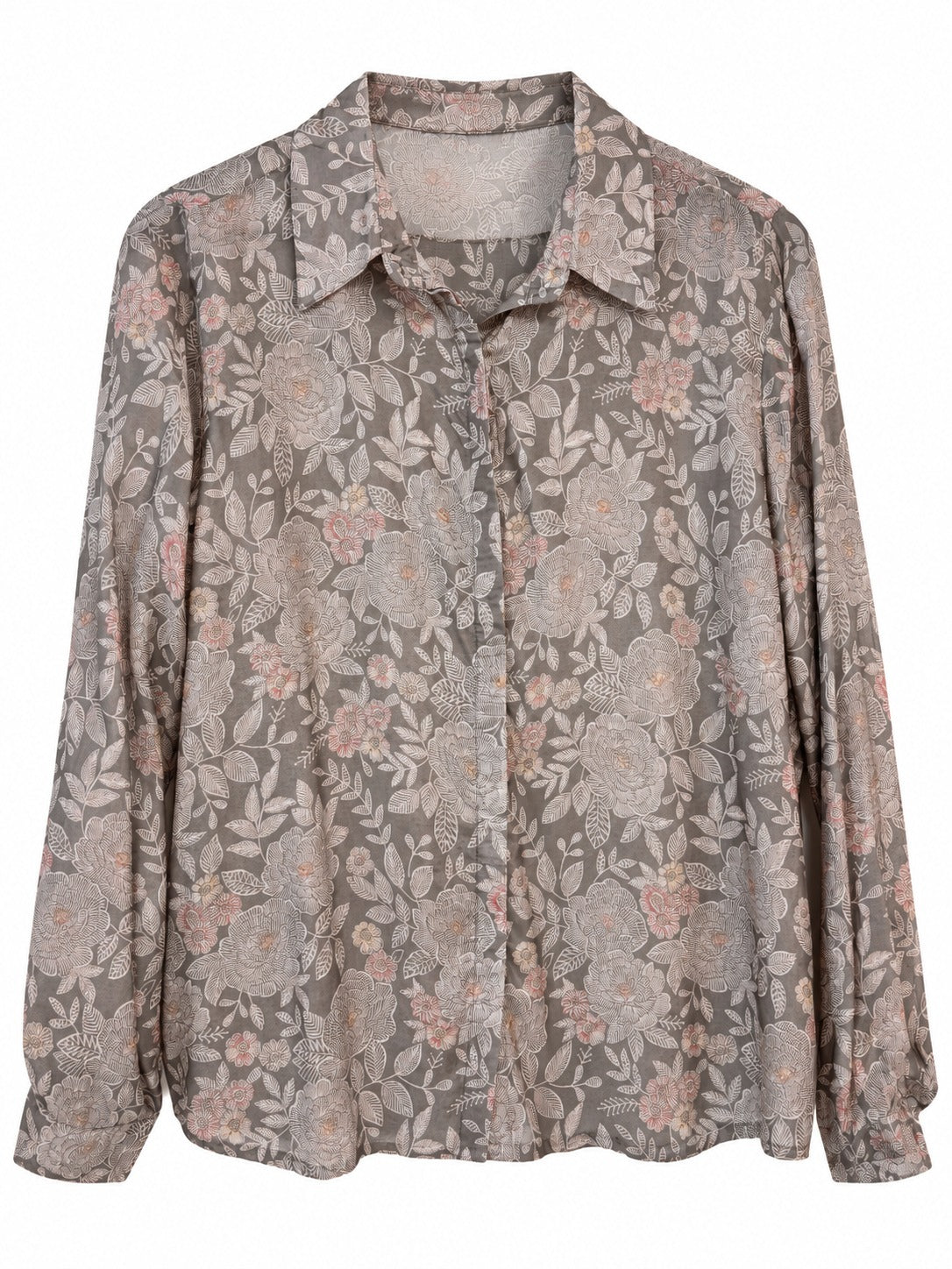 Unfurl Shirt - Misty Taupe by RuhRaaga House - product only