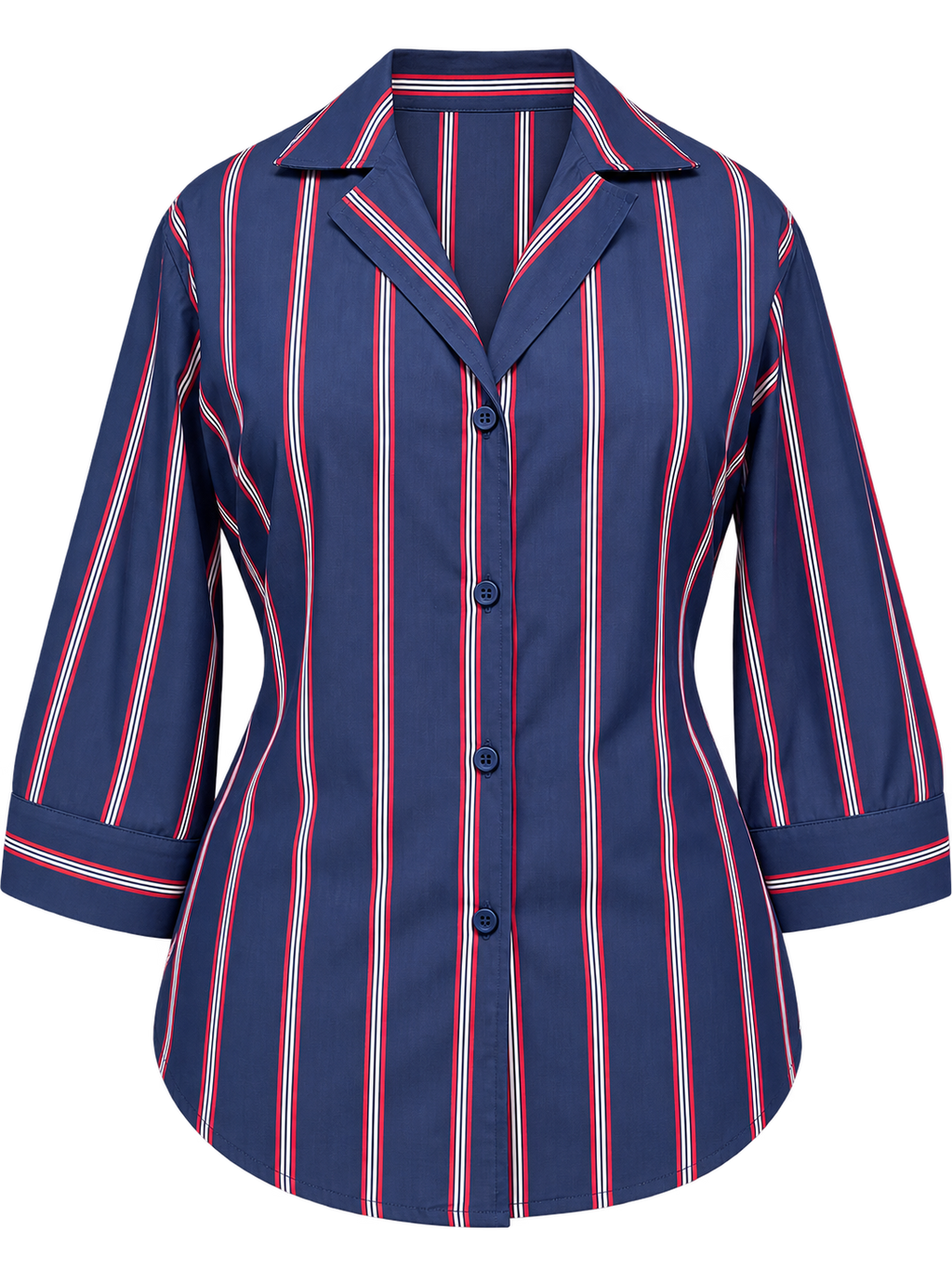 Serene Shirt- Sapphire Blue