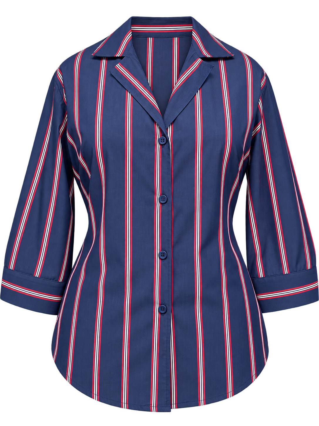 Serene Shirt- Sapphire Blue