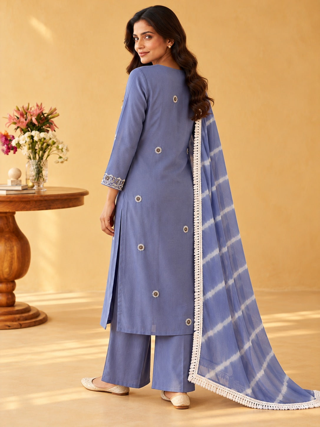 Legacy Pearl Flora Suit Set - Twilight Blue - image 4