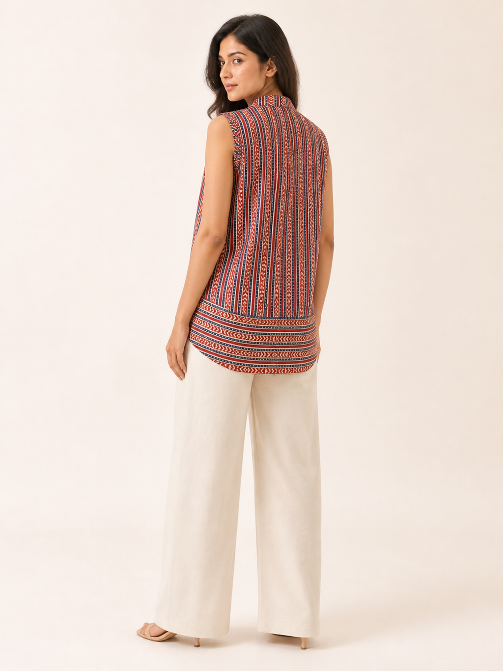 Assured Top - Terracotta Dusk - side and back view