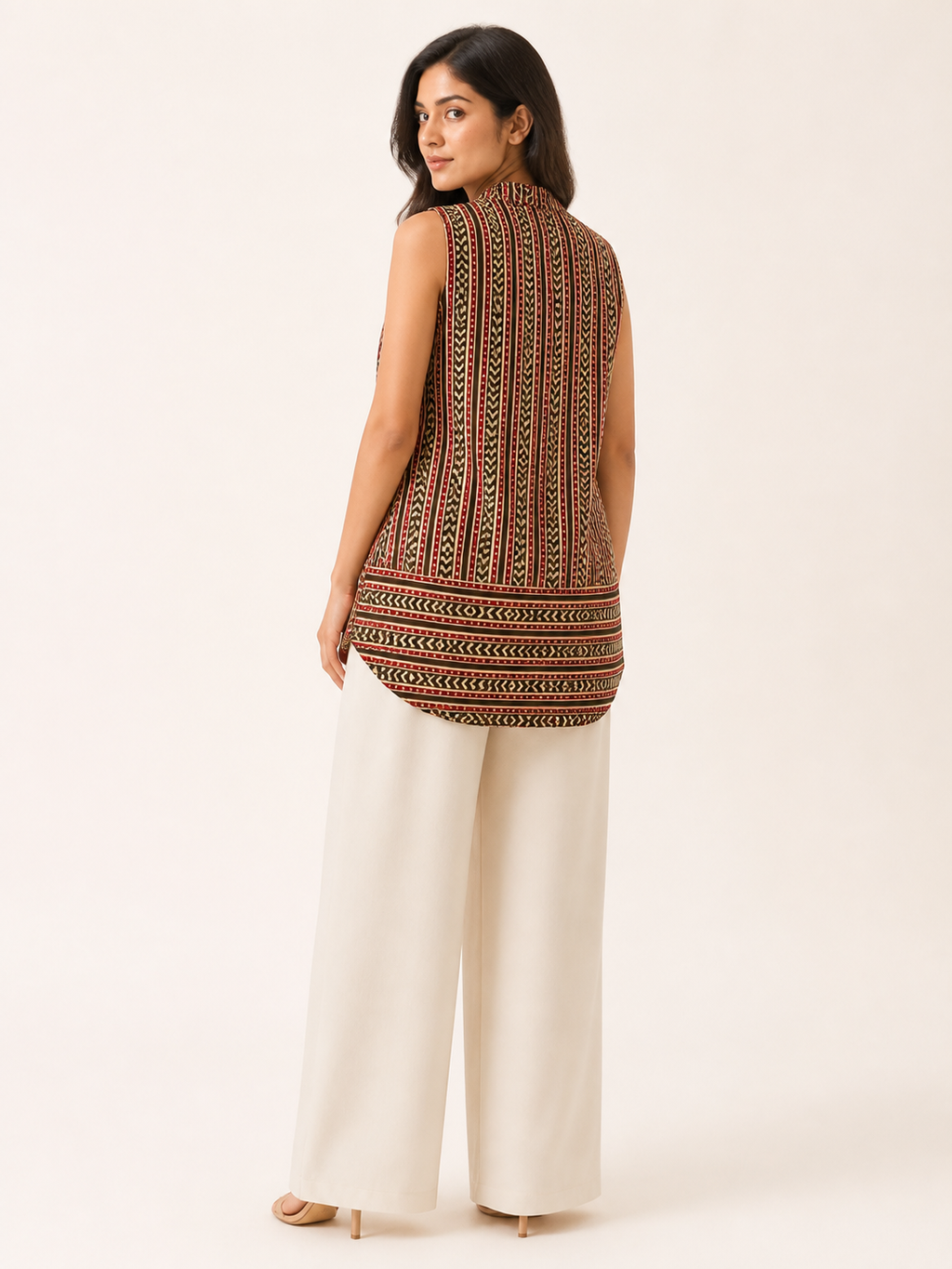Assured Top - Walnut Brown - side and back view