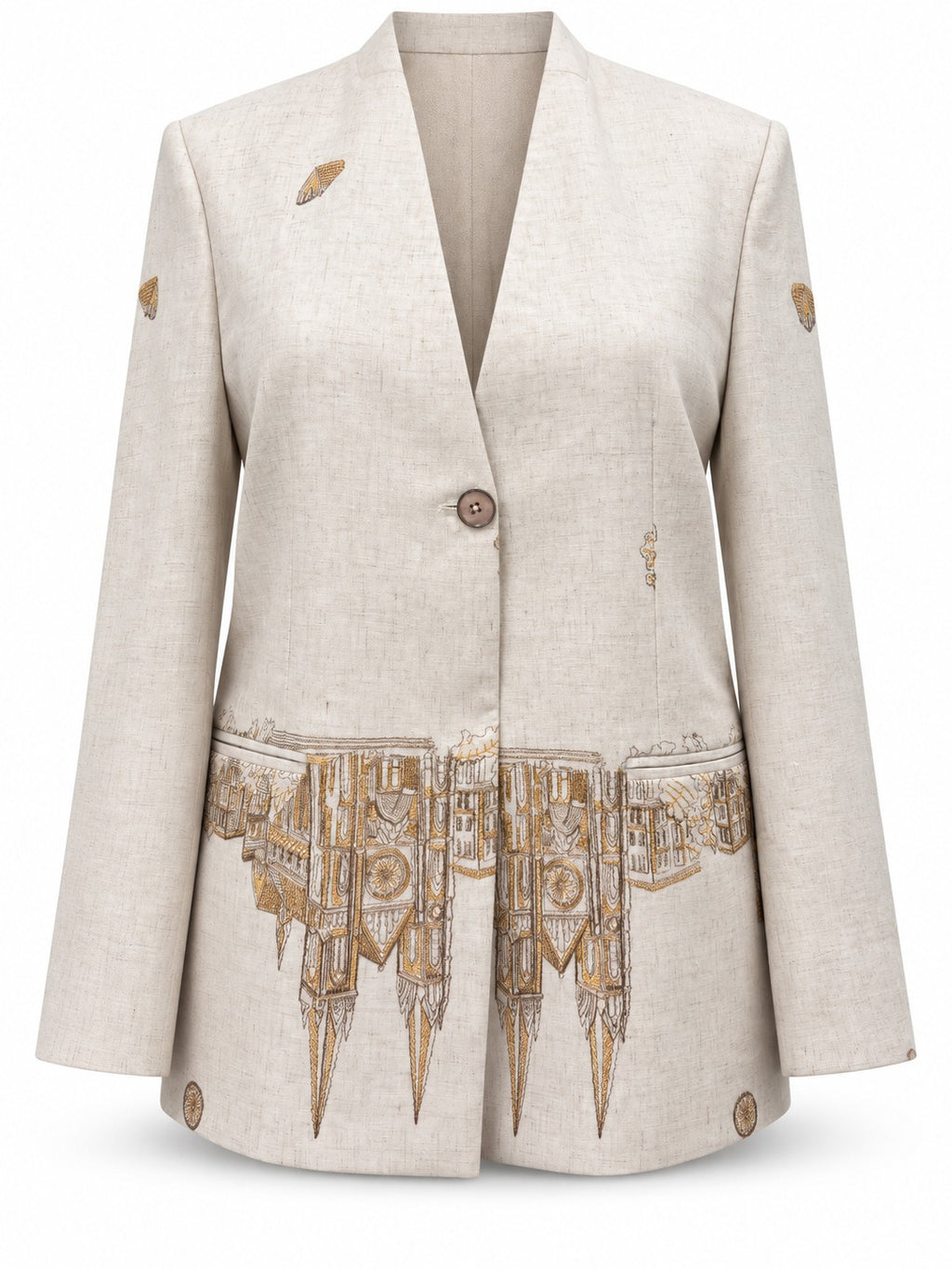 Grounded Blazer - Antique Ivory - image 5