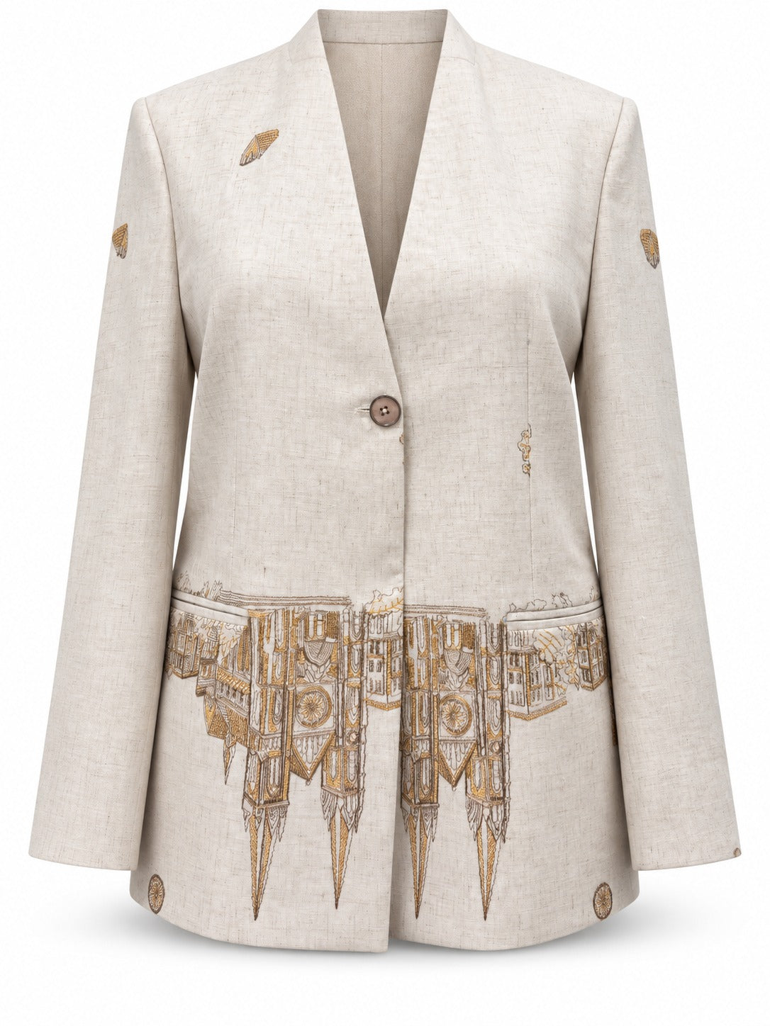 Grounded Blazer - Antique Ivory - image 5