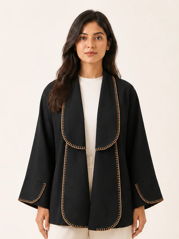 Sway Handcrafted Jacket - Onyx/Champagne
