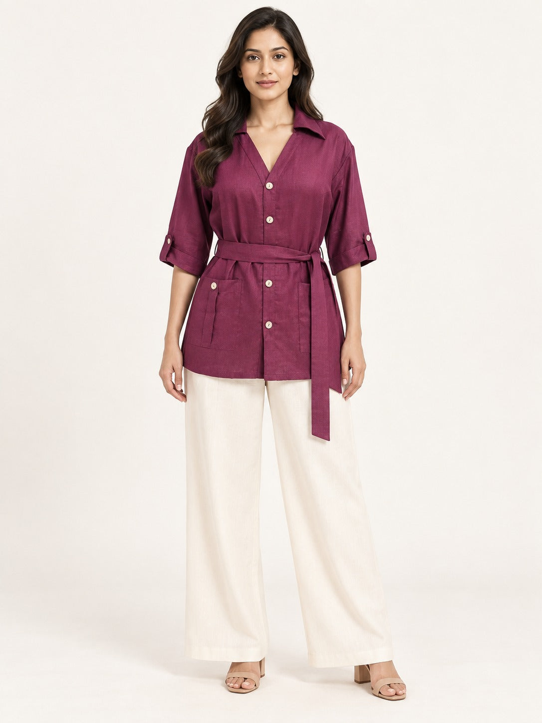 Venture Top - Berry Wine by RuhRaaga House - front view