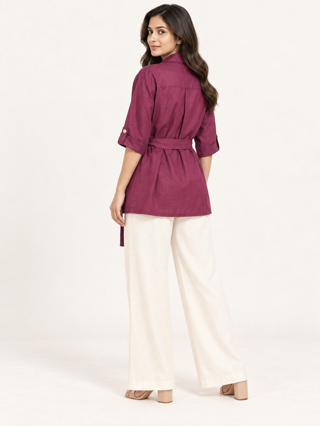 Venture Top - Berry Wine by RuhRaaga House - back view