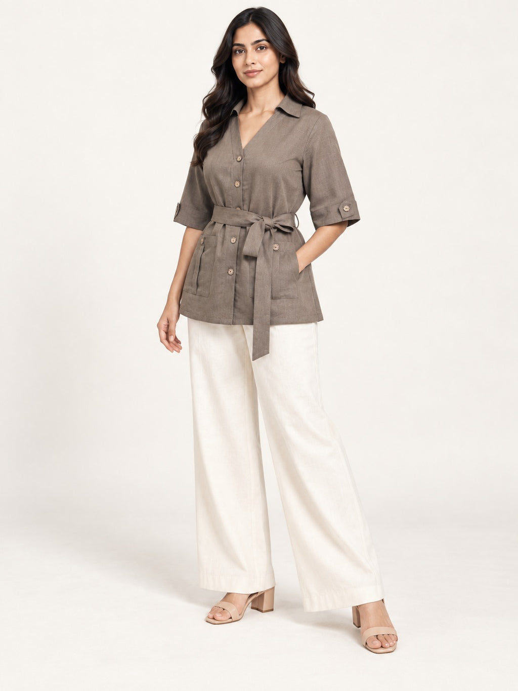 Venture Top - Canopy Olive by RuhRaaga House - 45 degree view