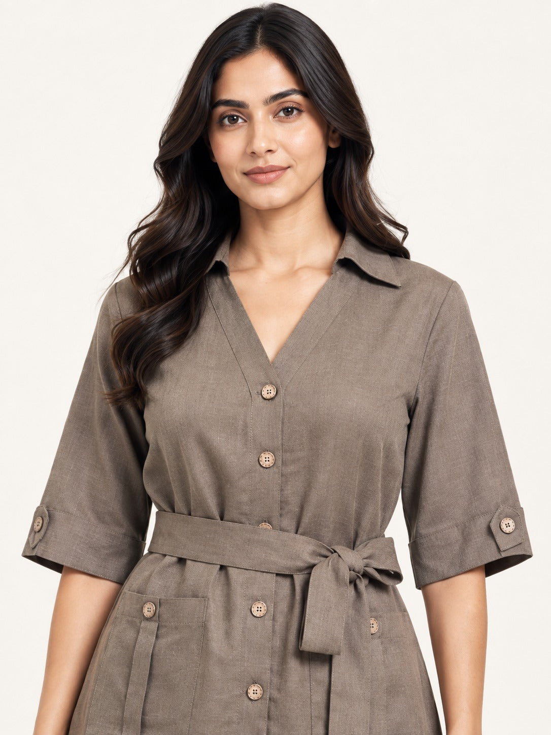 Venture Top - Canopy Olive by RuhRaaga House - detail close-up