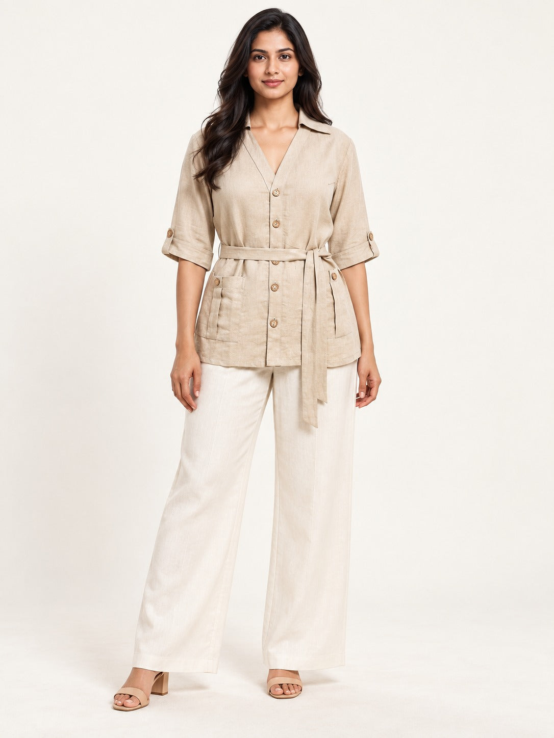 Venture Top - Ivory Sand by RuhRaaga House - front view
