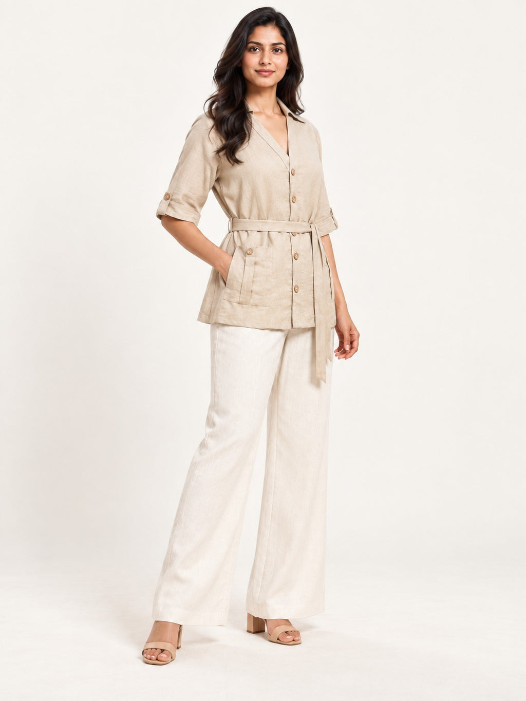 Venture Top - Ivory Sand by RuhRaaga House - 45 degree view