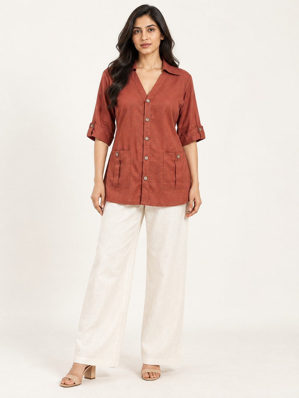 Venture Top - Terra Rose by RuhRaaga House - front view