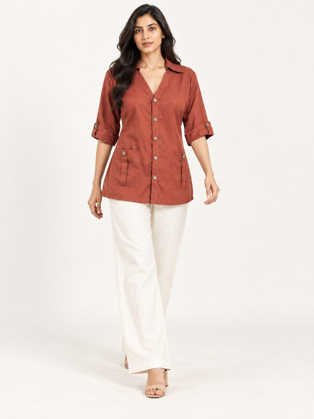 Venture Top - Terra Rose by RuhRaaga House - walking view