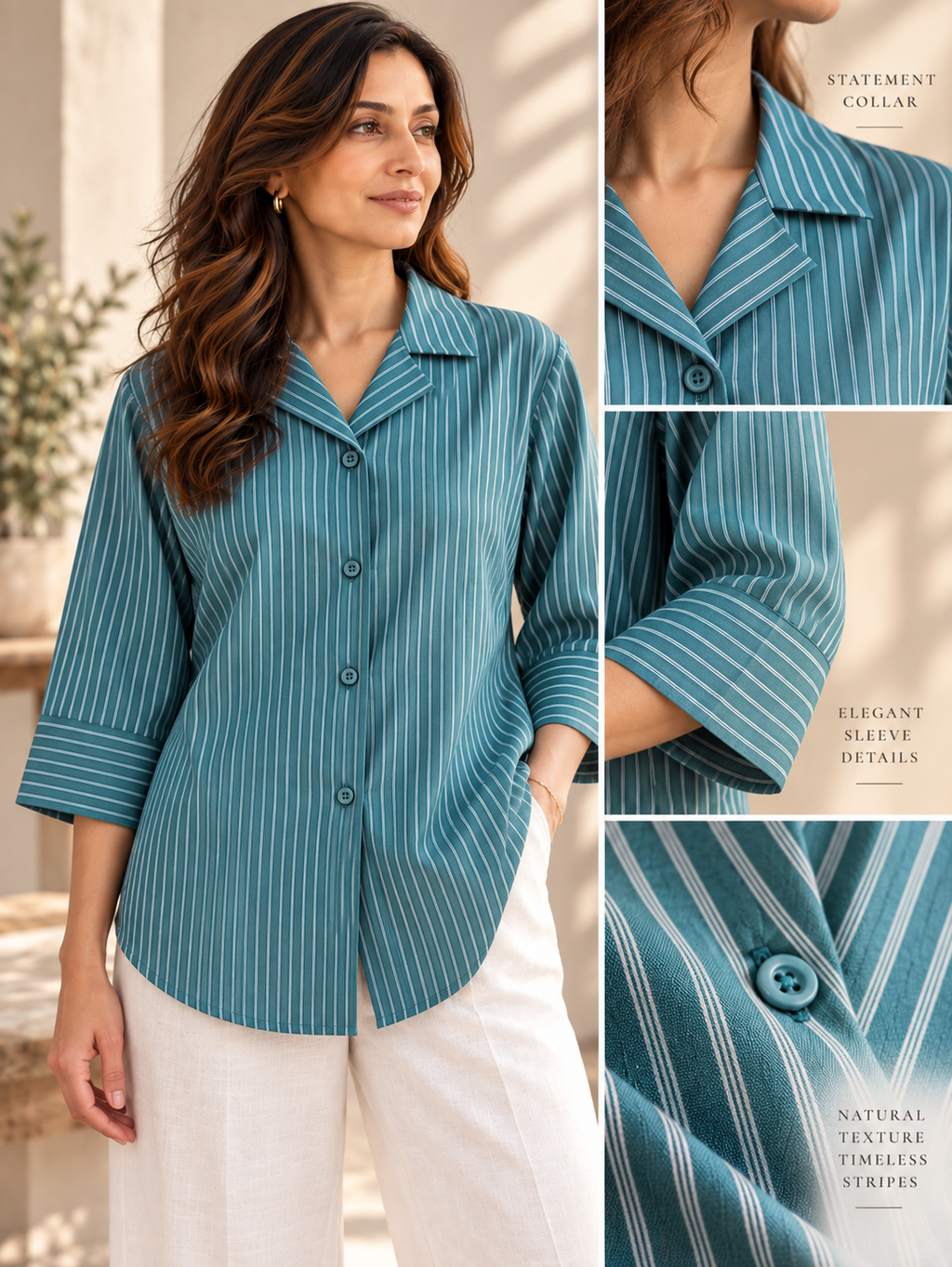 Serene Shirt - Ocean Mist
