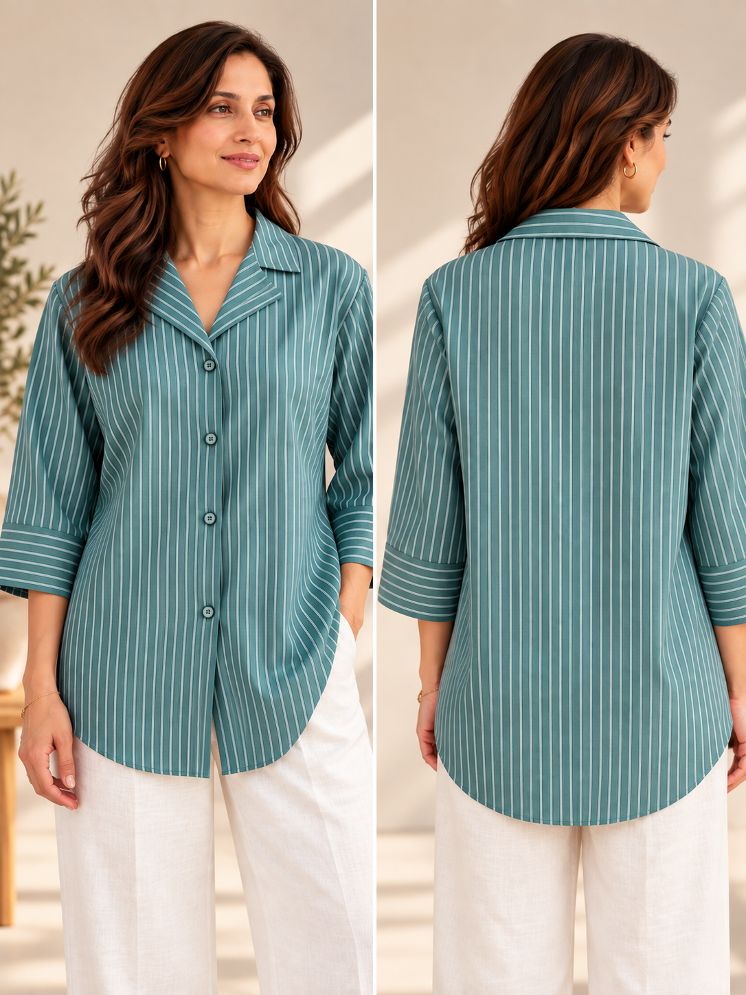 Serene Shirt - Ocean Mist