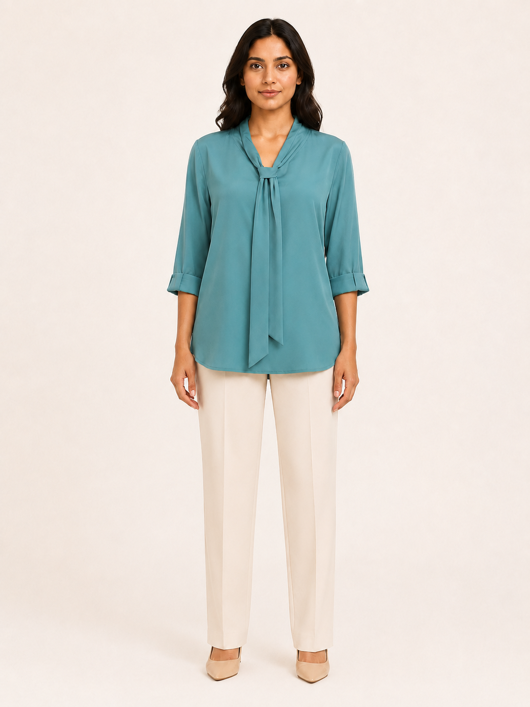 Poise Top - Sea Glass